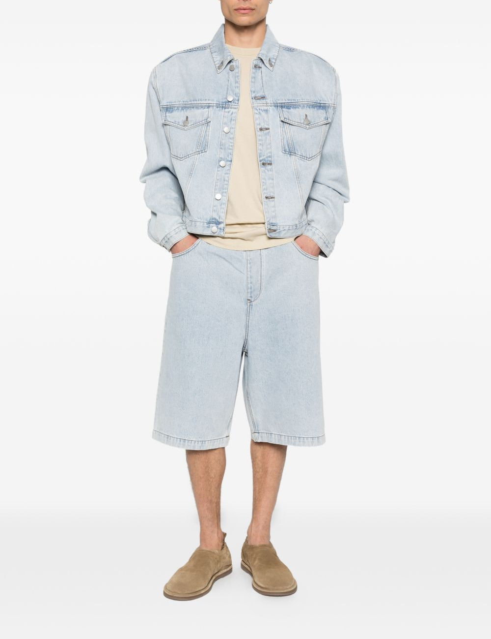 Giacca in denim in azzurro Entire Studios - unisex 