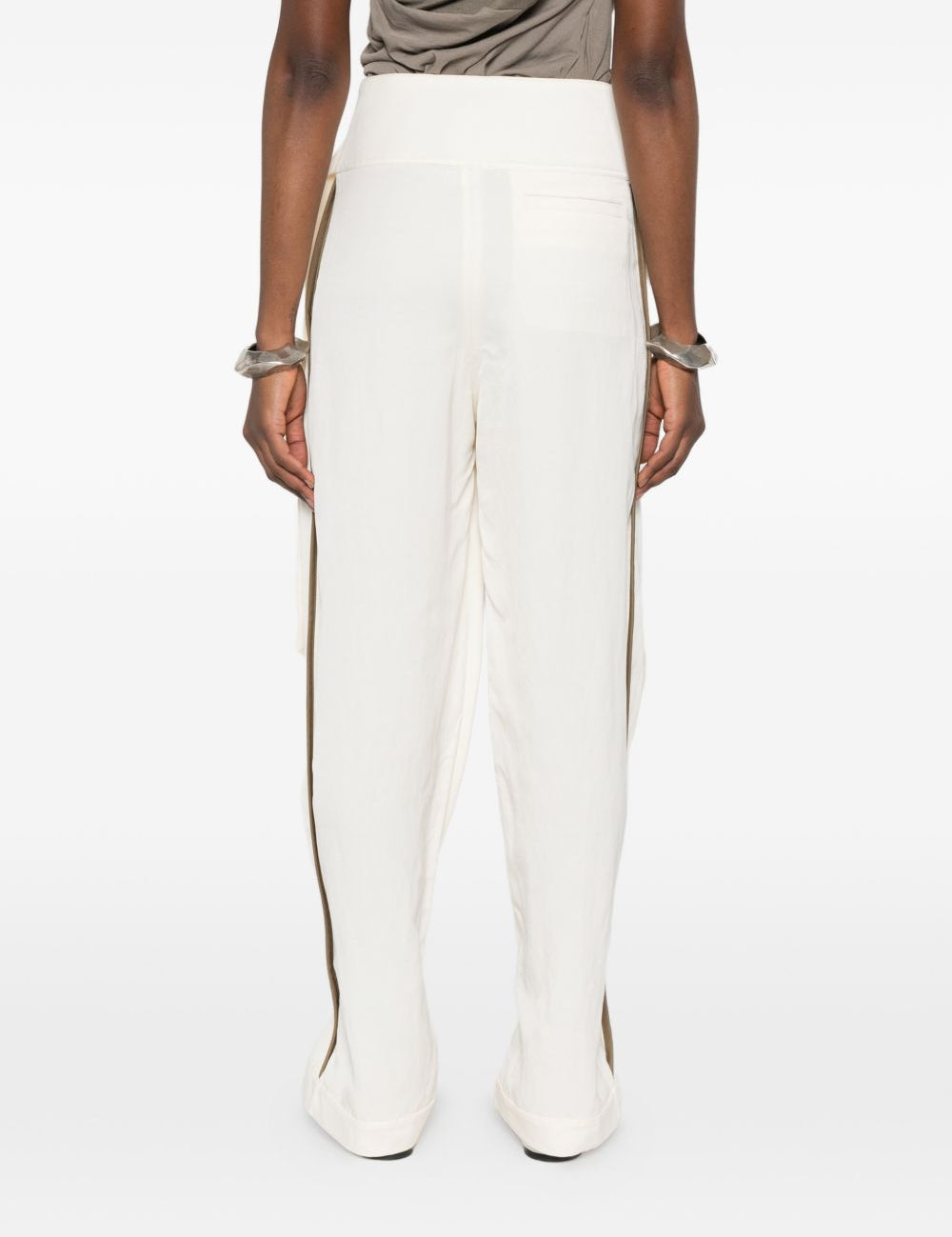 Pantaloni con taschein bianco Entire Studios - donna 