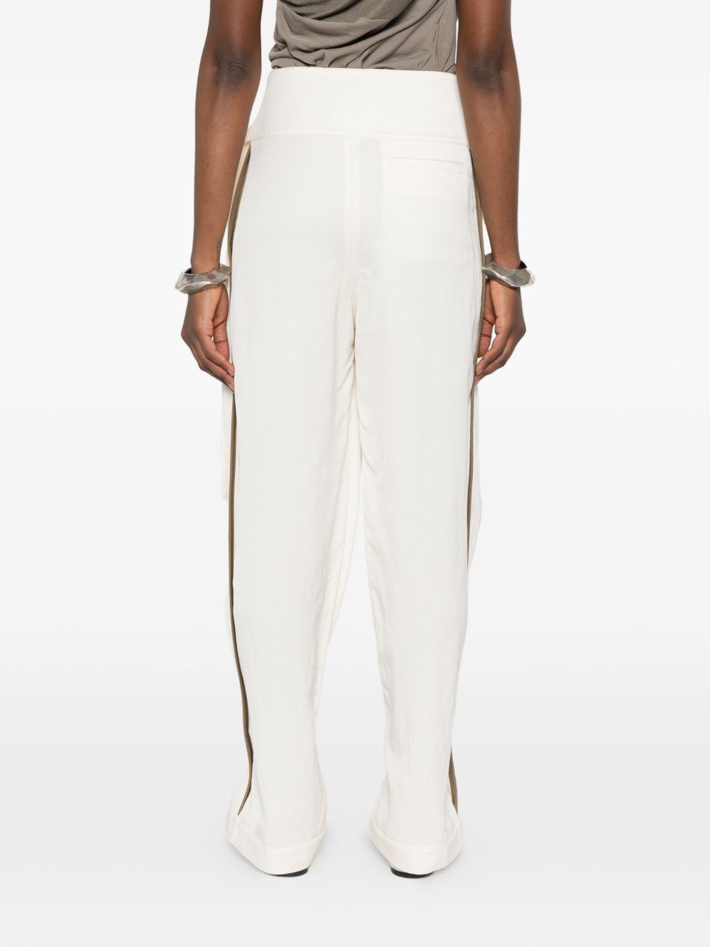 Pantaloni con taschein bianco Entire Studios - donna 