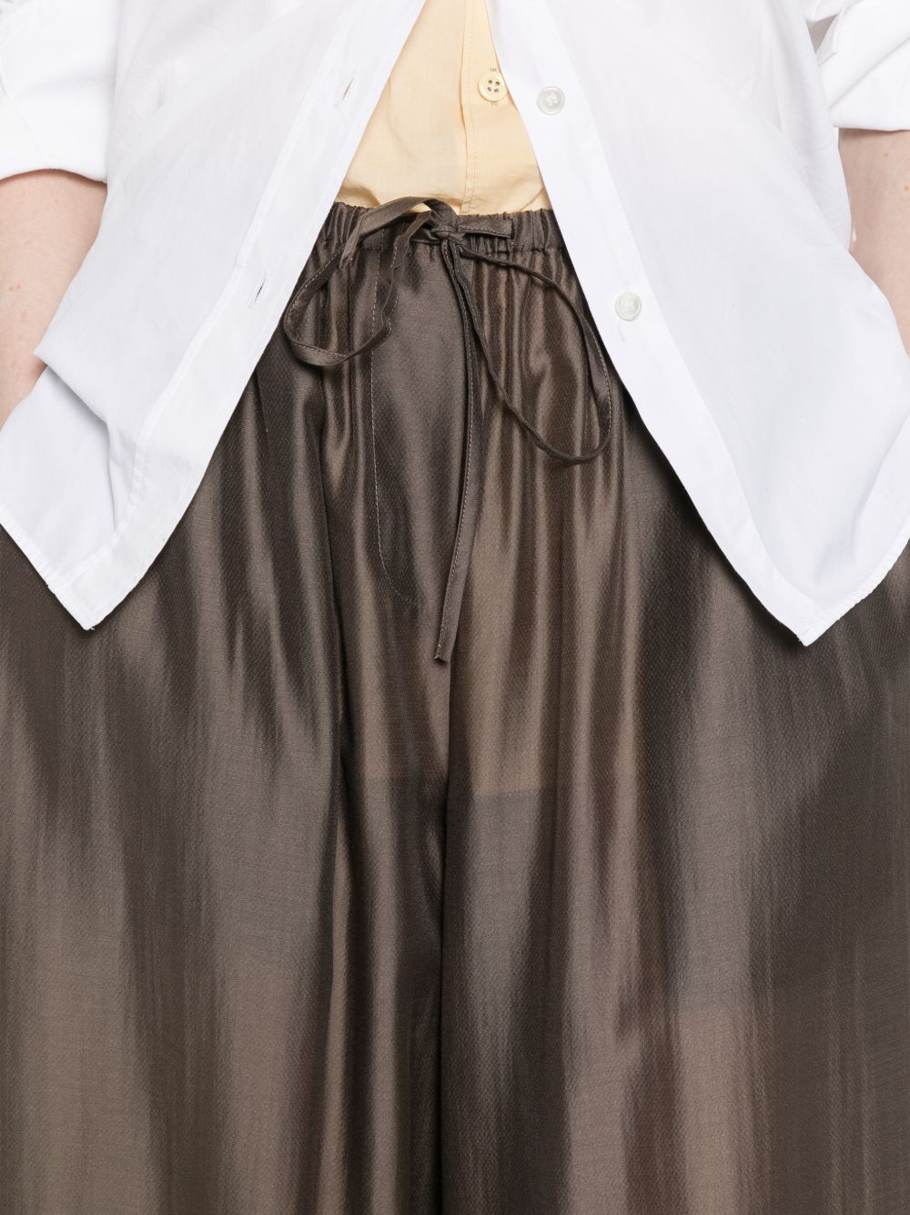 Pantaloni Vento a gamba ampia in marrone Entire Studios - donna 