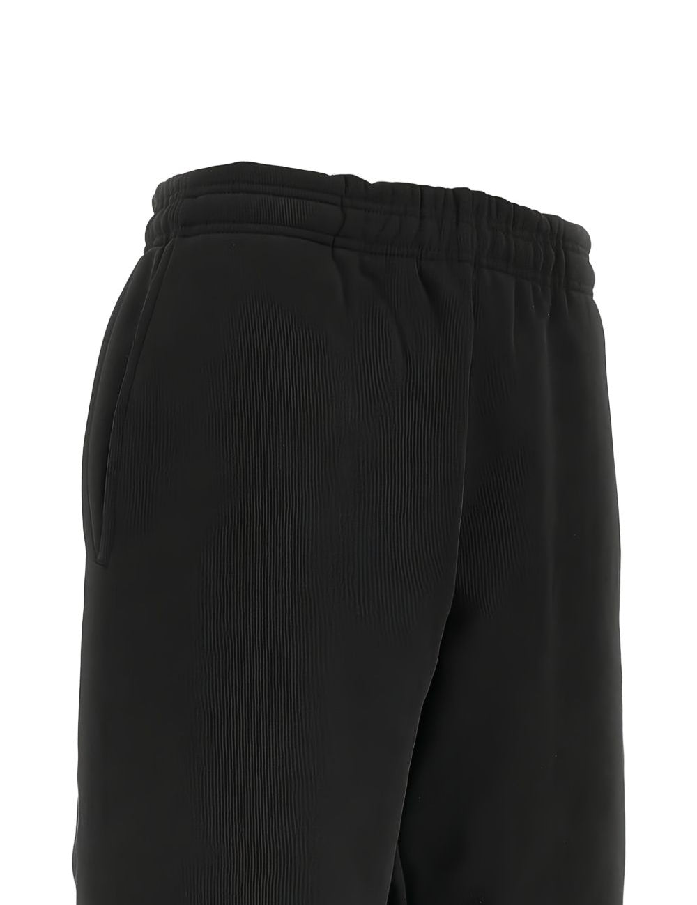 Pantaloni con vita elasticizata in nero Entire studios - unisex 