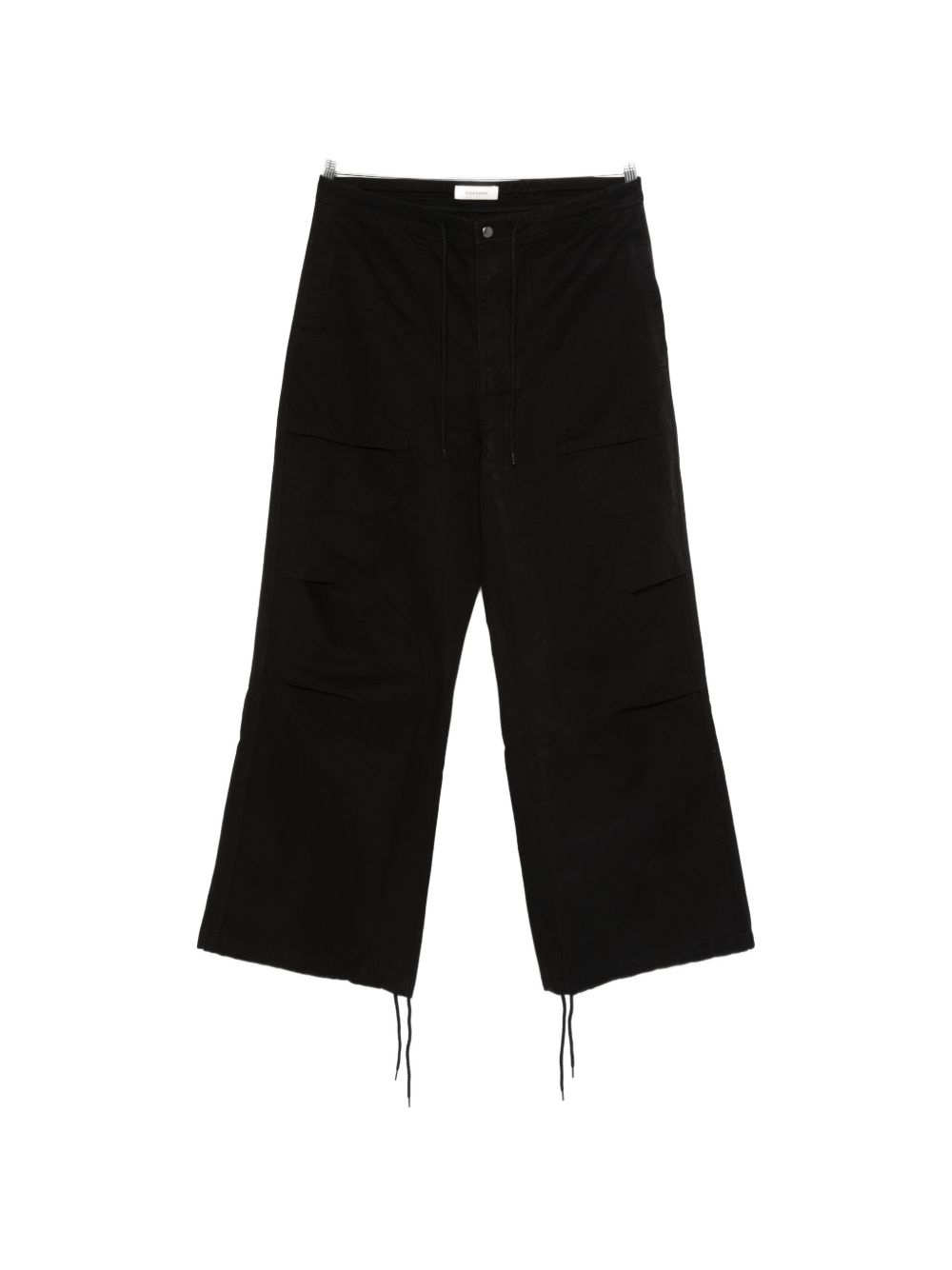 Pantaloni cargo con coulisse in nero Entire studios - unisex 