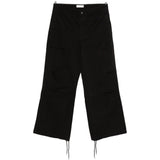 Pantaloni cargo con coulisse in nero Entire studios - unisex 