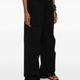Pantaloni cargo con coulisse in nero Entire studios - unisex 