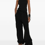 Pantaloni cargo con coulisse in nero Entire studios - unisex 