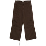 Pantaloni cargo con coulisse in marrone Entire studios - unisex 