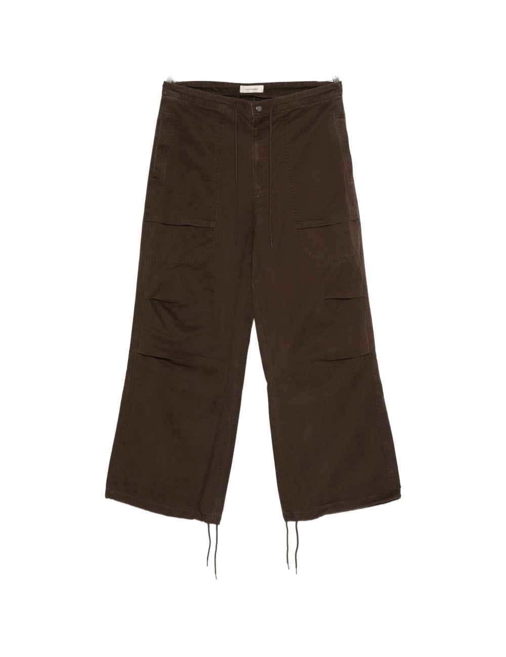 Pantaloni cargo con coulisse in marrone Entire studios - unisex 