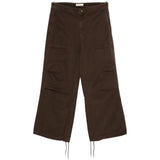Pantaloni cargo con coulisse in marrone Entire studios - unisex 