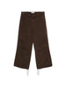 Pantaloni cargo con coulisse in marrone Entire studios - unisex