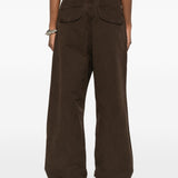Pantaloni cargo con coulisse in marrone Entire studios - unisex 