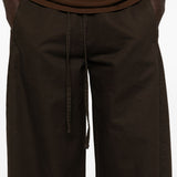 Pantaloni a gamba ampia in marrone Entire studios - donna 