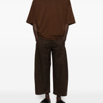 Pantaloni a gamba ampia in marrone Entire studios - donna 
