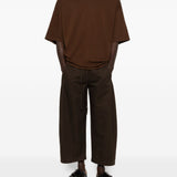 Pantaloni a gamba ampia in marrone Entire studios - donna 