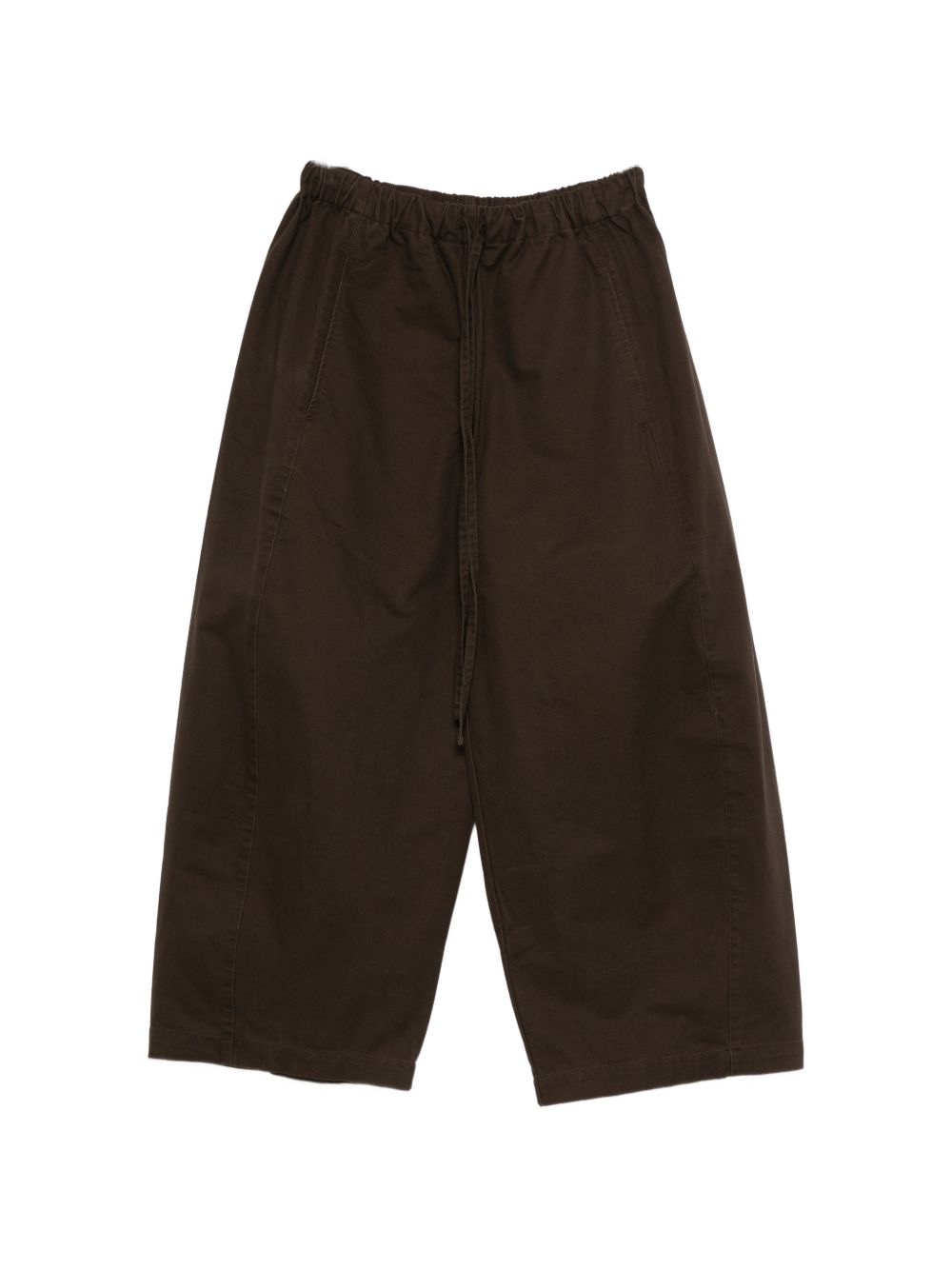 Pantaloni a gamba ampia in marrone Entire studios - donna 