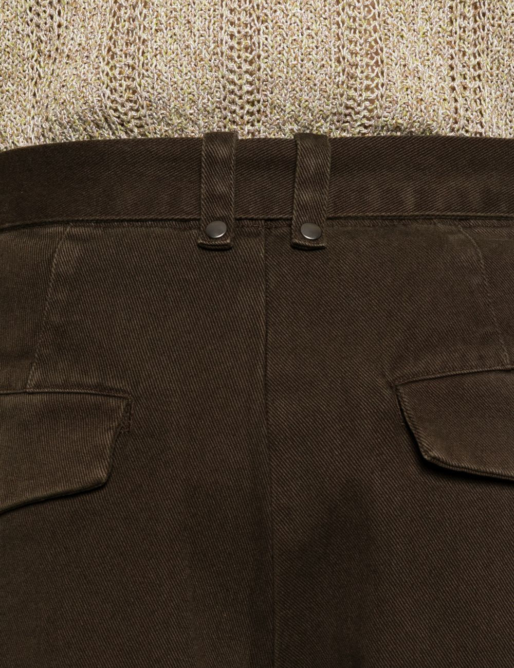 Pantaloni con cintura Gully in marrone Entire Studios - unisex 
