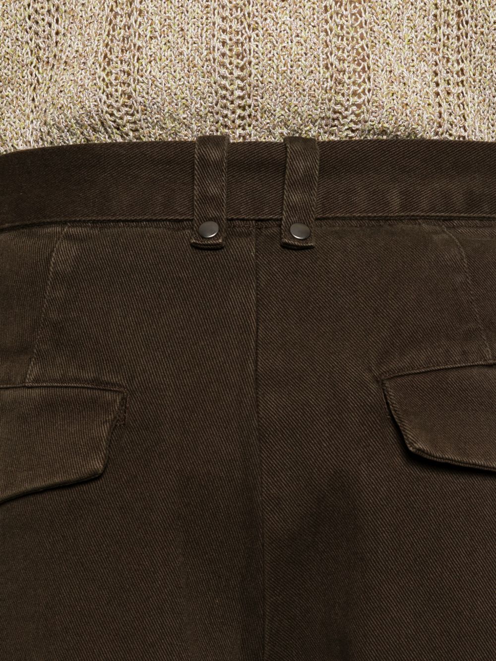 Pantaloni con cintura Gully in marrone Entire Studios - unisex 