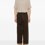 Pantaloni con cintura Gully in marrone Entire Studios - unisex 