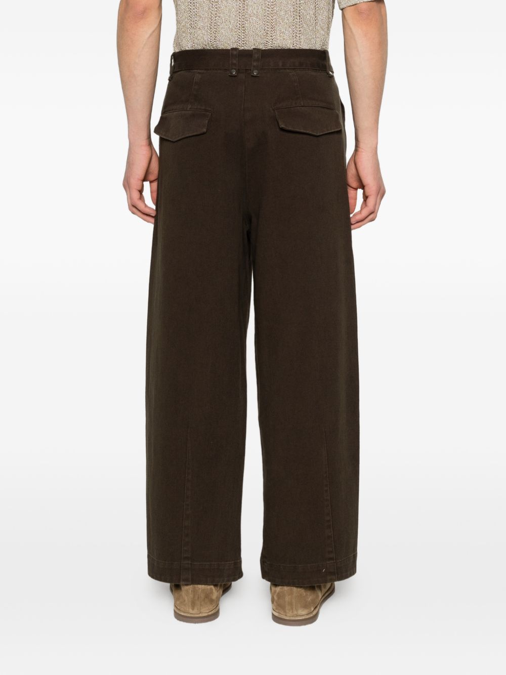 Pantaloni con cintura Gully in marrone Entire Studios - unisex 