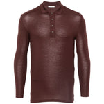 Polo a maniche lunghe in marrone Entire studios - unisex 