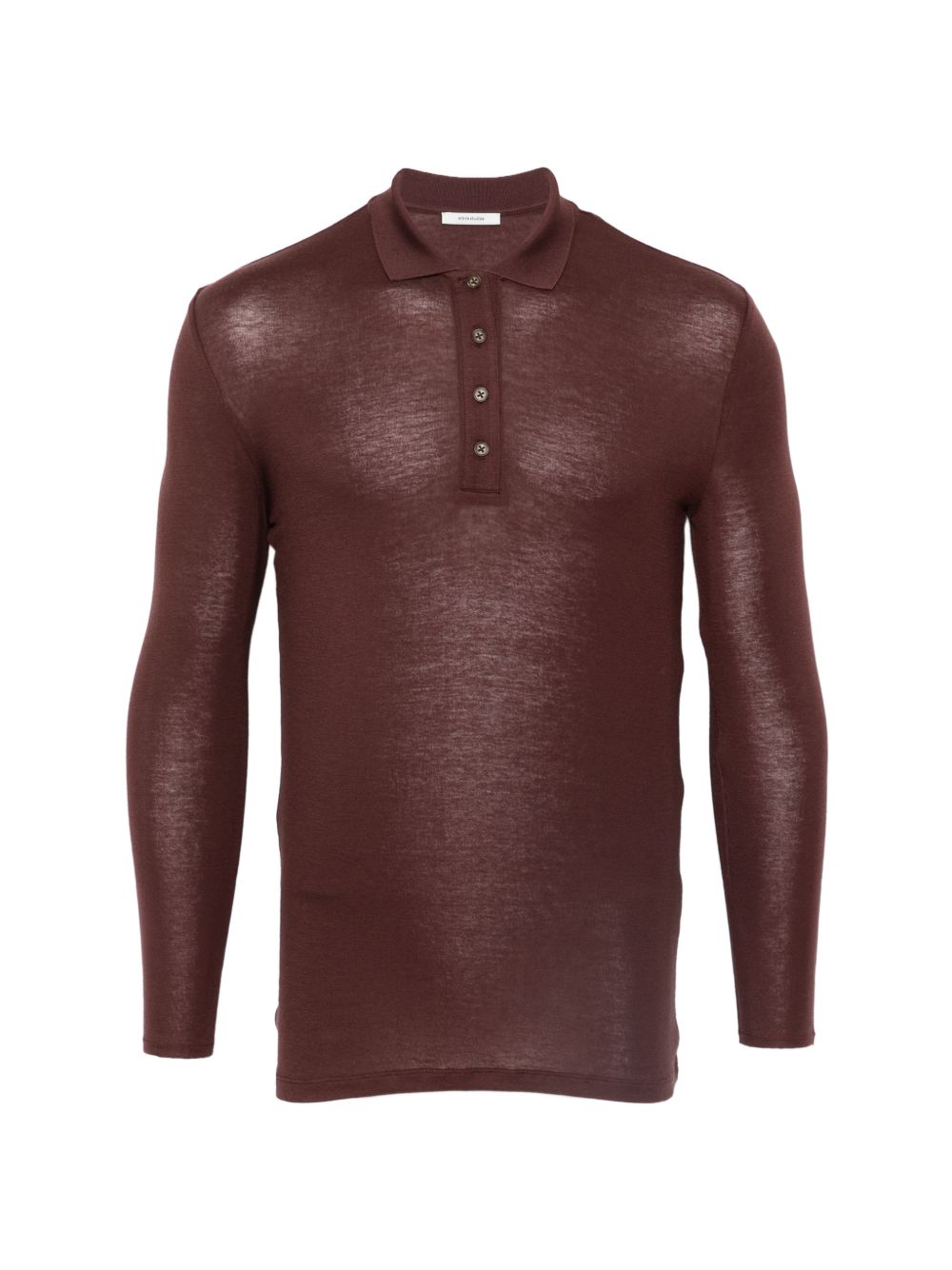 Polo a maniche lunghe in marrone Entire studios - unisex 