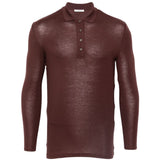 Polo a maniche lunghe in marrone Entire studios - unisex 