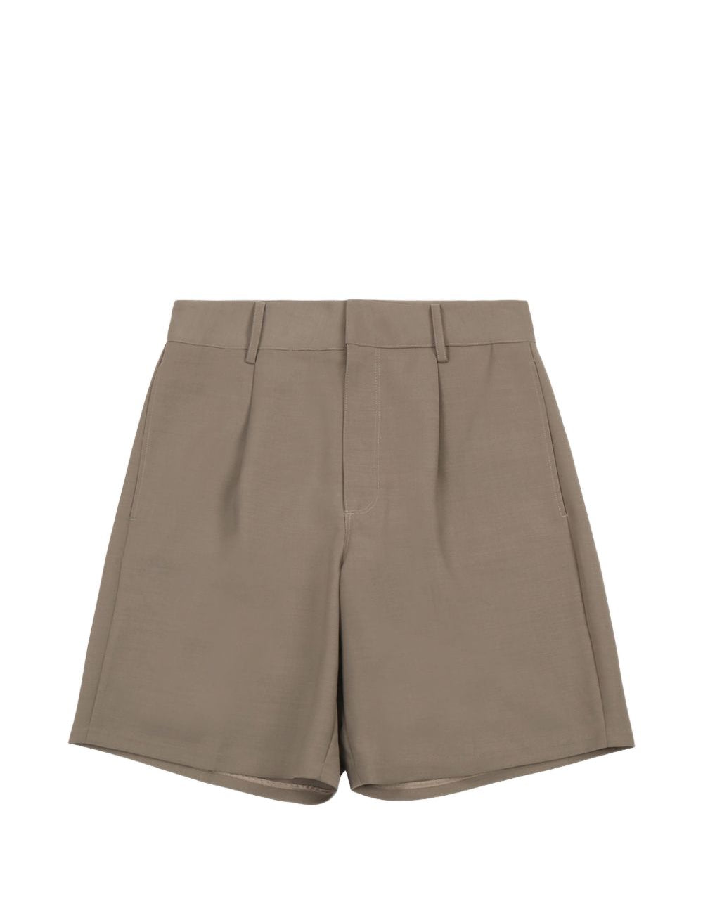 Shorts sartoriali a vita alta in marrone Entire studios - donna 