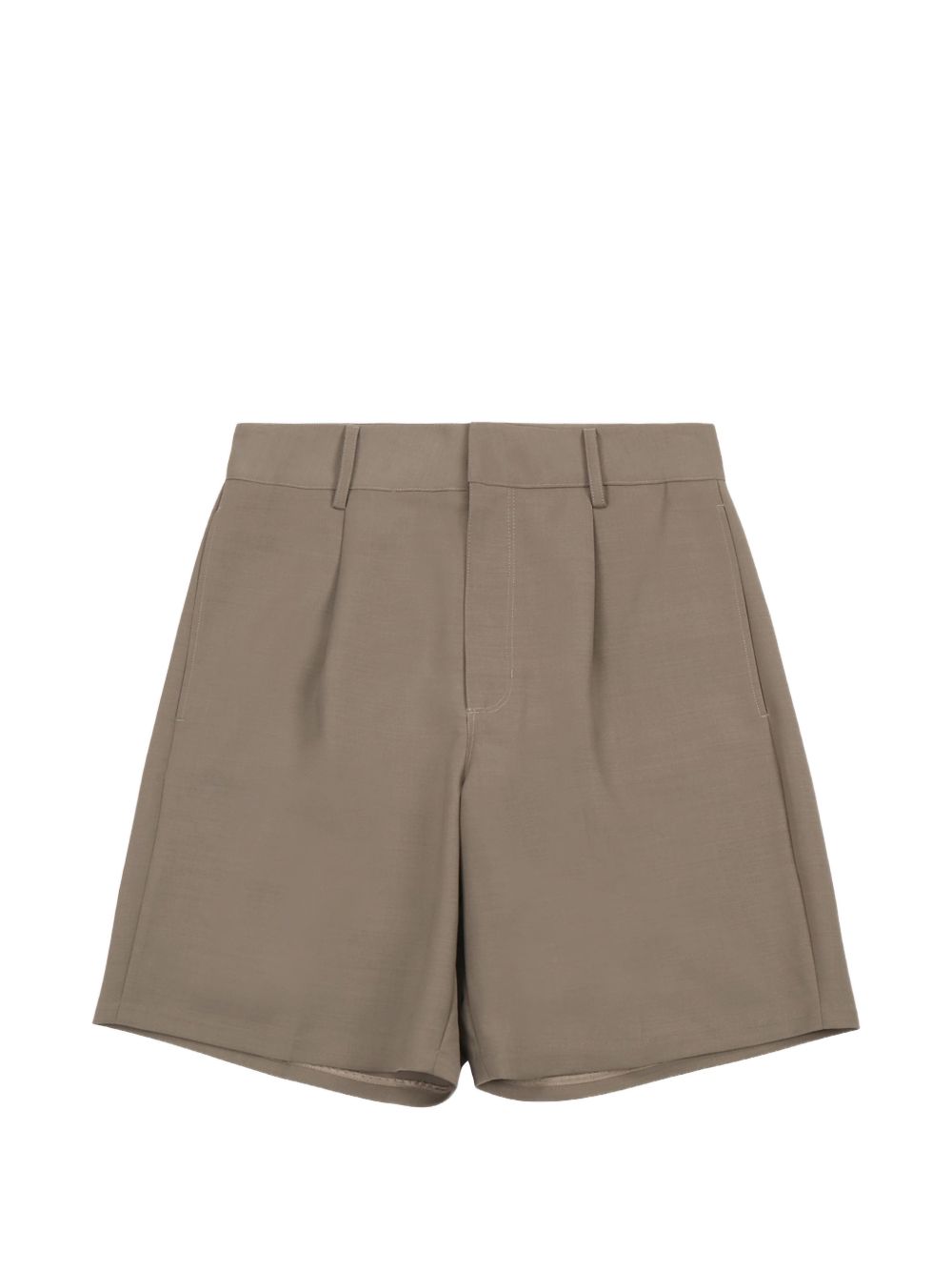 Shorts sartoriali a vita alta in marrone Entire studios - donna 