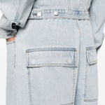 Pantaloncini elasticizzati con tasca Spar in blu Entire studios - unisex 