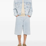 Pantaloncini elasticizzati con tasca Spar in blu Entire studios - unisex 