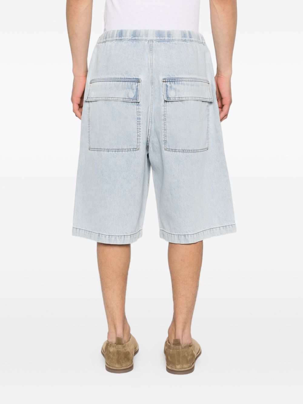 Pantaloncini elasticizzati con tasca Spar in blu Entire studios - unisex 