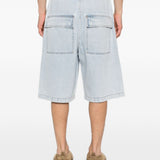 Pantaloncini elasticizzati con tasca Spar in blu Entire studios - unisex 