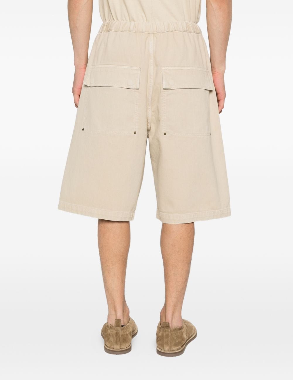 Pantaloncini elasticizzati con tasca Spar in beige Entire studios - unisex 