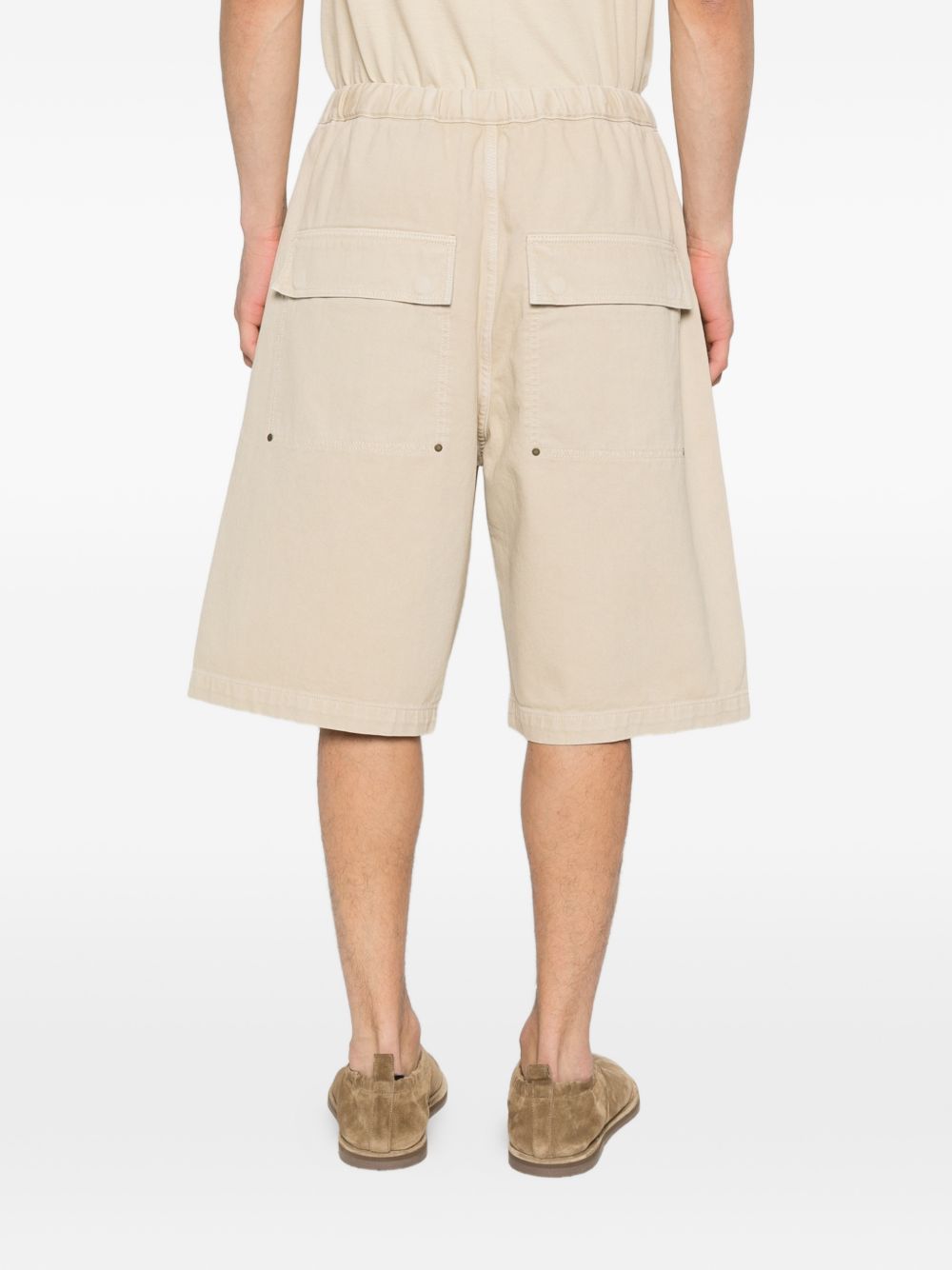 Pantaloncini elasticizzati con tasca Spar in beige Entire studios - unisex 