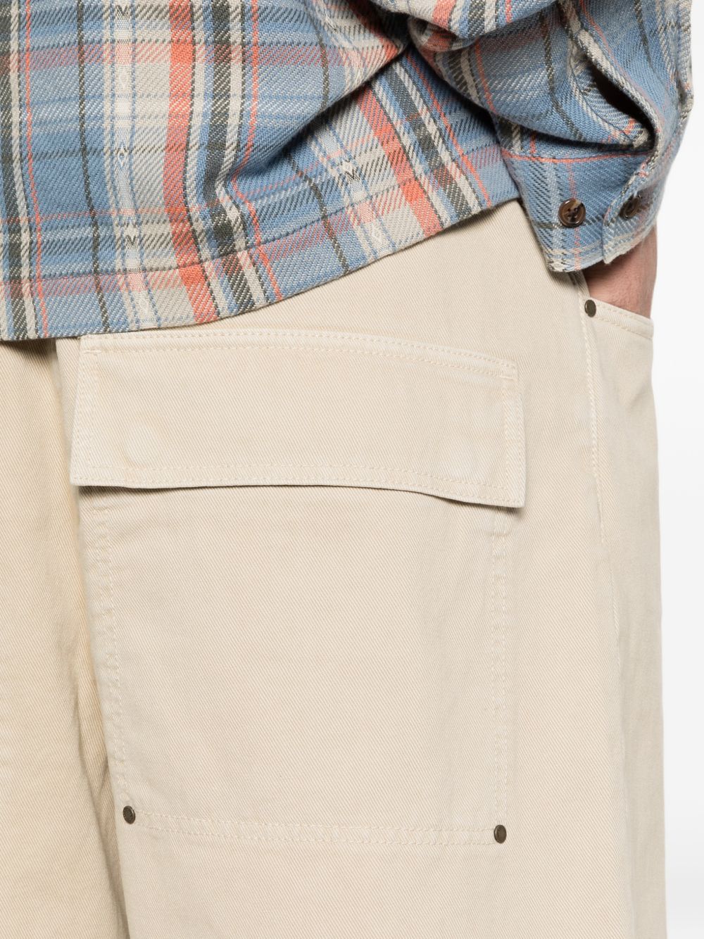 Pantaloncini elasticizzati con tasca Spar in beige Entire studios - unisex 