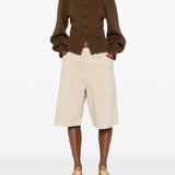 Pantaloncini elasticizzati con tasca Spar in beige Entire studios - unisex 