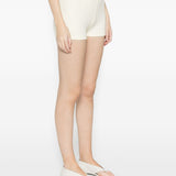 Shorts con vita elasticizzata in beige Entire studios - donna 