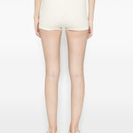 Shorts con vita elasticizzata in beige Entire studios - donna 
