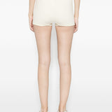 Shorts con vita elasticizzata in beige Entire studios - donna 