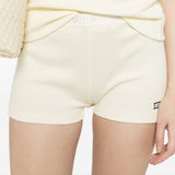 Shorts con vita elasticizzata in beige Entire studios - donna 