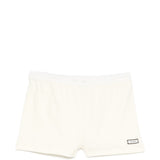 Shorts con vita elasticizzata in beige Entire studios - donna 