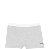 Shorts con vita elasticizzata in grigio Entire studios - donna 