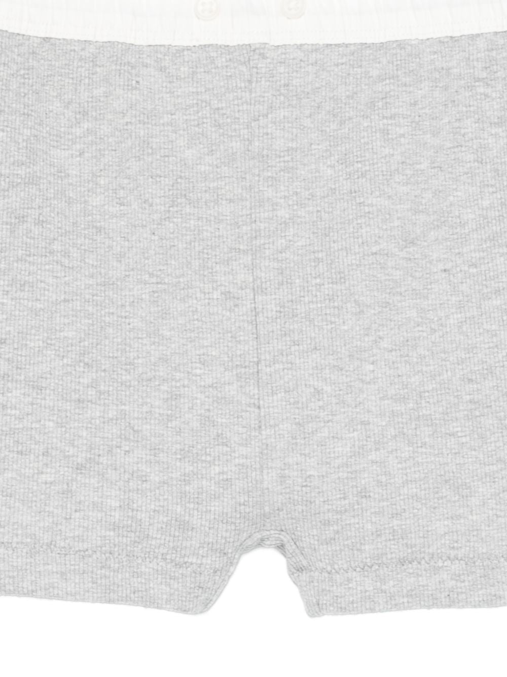 Shorts con vita elasticizzata in grigio Entire studios - donna 