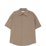 Camicia a maniche corte in marrone Entire studios - unisex 