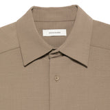Camicia a maniche corte in marrone Entire studios - unisex 