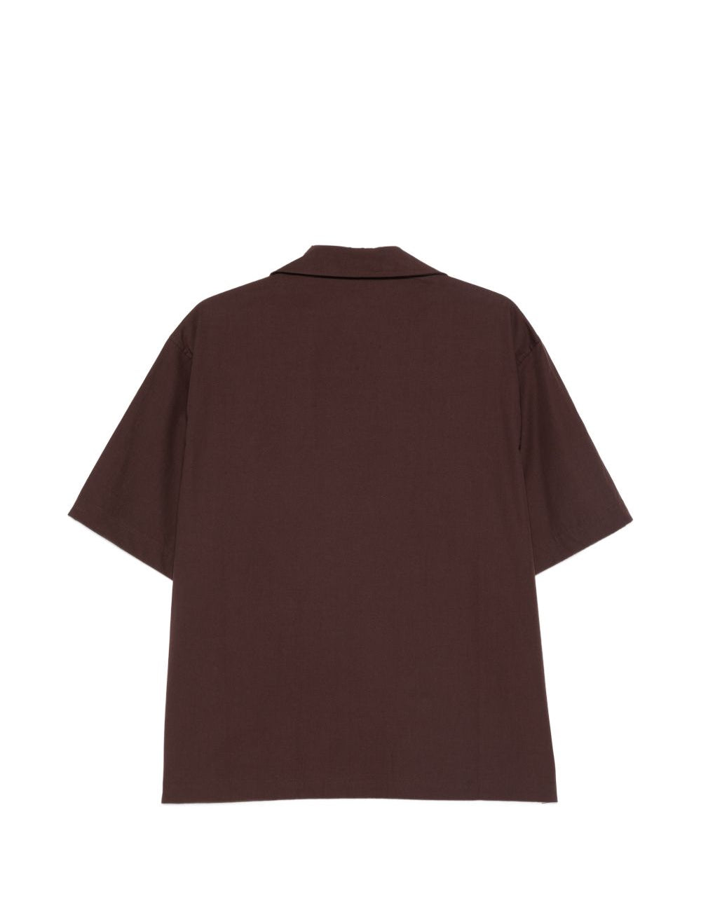 Camicia a maniche corte in marrone Entire studios - unisex 