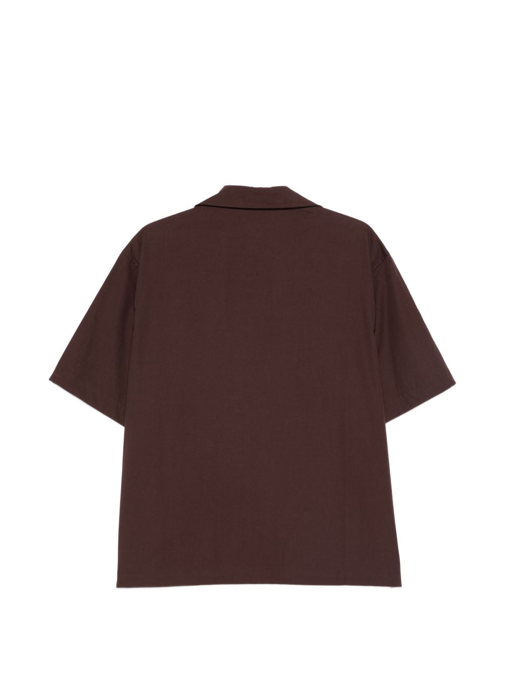 Camicia a maniche corte in marrone Entire studios - unisex 