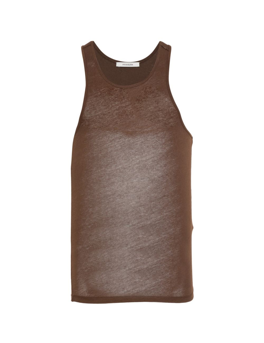 Canotta a coste muscle in marrone Entire studios - unisex 