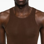 Canotta a coste muscle in marrone Entire studios - unisex 