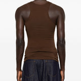 Canotta a coste muscle in marrone Entire studios - unisex 
