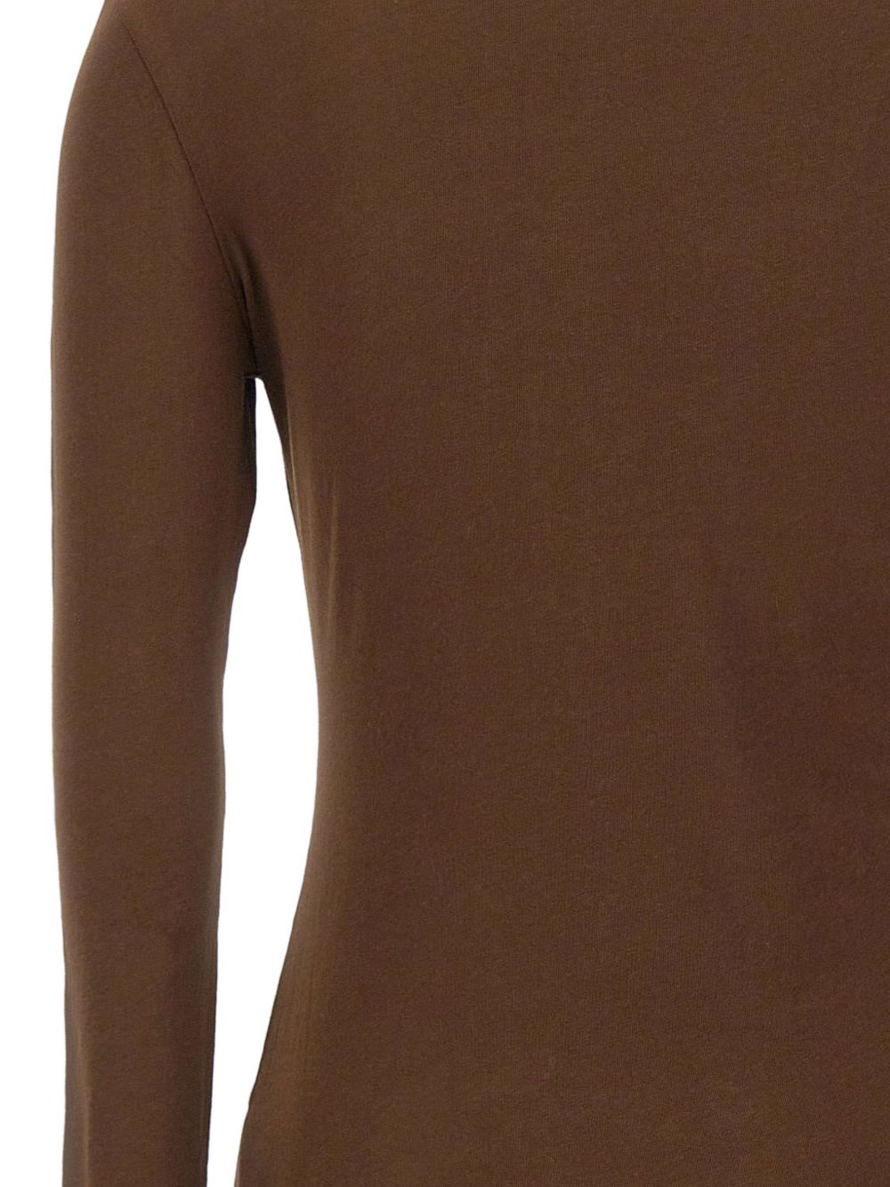 Top trasparente a maniche lunghe in marrone Entire studios - unisex 